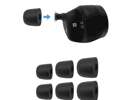 Comply™ Foam Ear Tips For HP Hearing PRO and Nuheara IQbuds² MAX Earbuds Online Sale