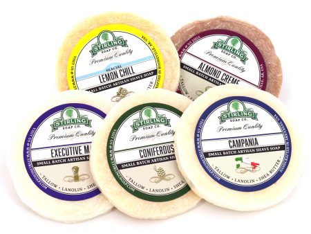 Shave Soap Samples (Pack of 5) Cheap