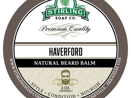 Haverford Beard Balm - 2oz Sale