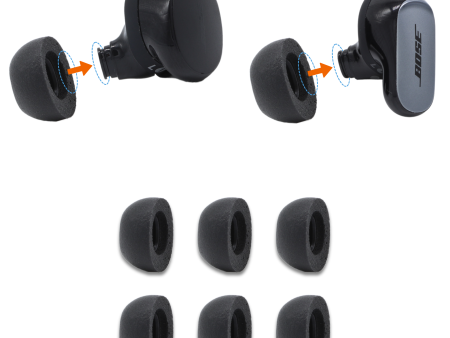 Comply™ Foam Ear tips for Bose New QuietComfort, Bose QuietComfort Ultra & QuietComfort II Online Hot Sale