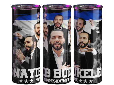 Nayib Bukele Tumbler | Mi Presidente | 20 oz on Sale