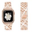 Ladies Diamond Strap & Case For Apple Watch Online