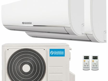 Olimpia Splendid Nexya S4 E Inverter dual split air conditioner 9000+12000 BTU A++ Wi-Fi external unit 5.2 kW Sale