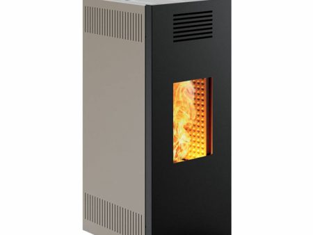 Caminetti Montegrappa Noir M MW24 pellet stove 19.7 kW Hydro Grey Supply