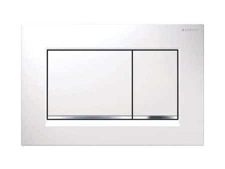 Geberit Sigma 30 white plate for two-quantity rinsing Online