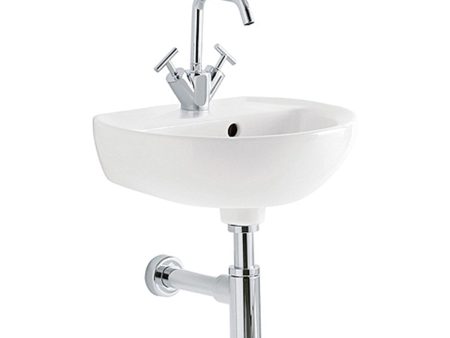 Geberit Colibrì 40 hand washbasin 40 cm glossy white single hole wall hung Hot on Sale