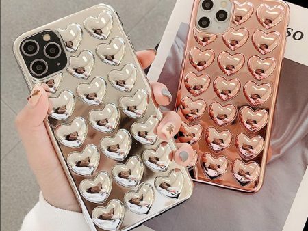 Metallic 3D Love Heart For iPhone Online