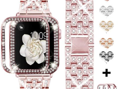 Ladies Diamond Strap & Case For Apple Watch Online