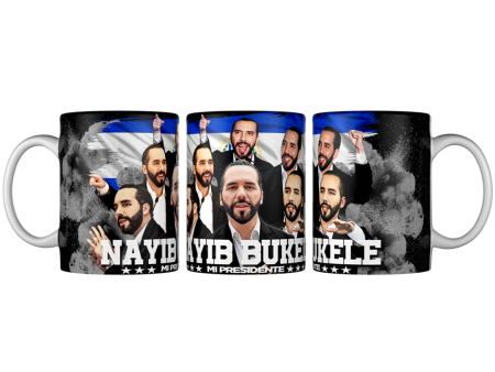 Nayib Bukele Coffee Mug| Mi Presidente | 350 Ml Supply