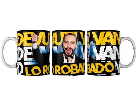 Nayib Bukele Coffee Mug| Devuelvan Lo Robado | 350 Ml Cheap