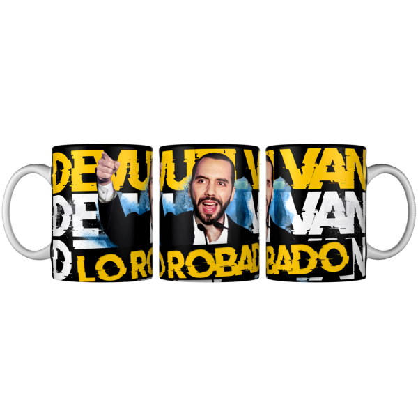 Nayib Bukele Coffee Mug| Devuelvan Lo Robado | 350 Ml Cheap