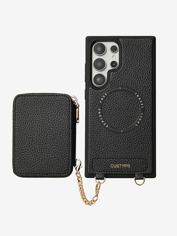 Unique Design Set- Samsung Galaxy Wireless Charging Phone Case With Detachable Wallet Online now