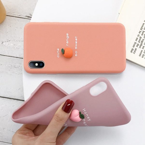 3D Fruit Orange Phone Case Hot on Sale