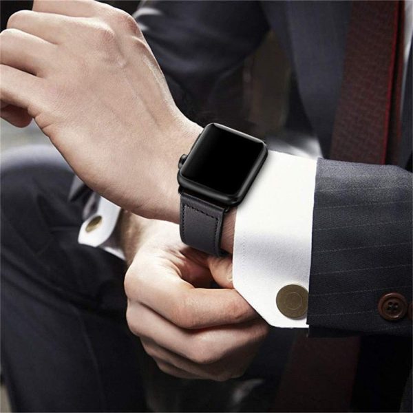 100% Genuine Leather Strap for Apple Watch For Discount