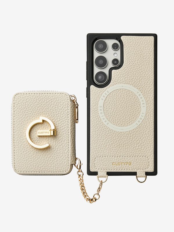 Original Design Set- Samsung Galaxy Wireless Charging Phone Case With Detachable Wallet Fashion