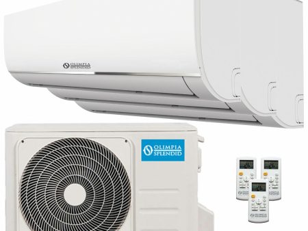 Olimpia Splendid Nexya S4 E Inverter trial split air conditioner 9000+9000+12000 BTU A++ wi-fi external unit 6.2 kW Sale