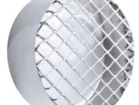 Anti-intrusion suction grille for condensing boiler fumes outlet diam. 100mm. stainless Sale