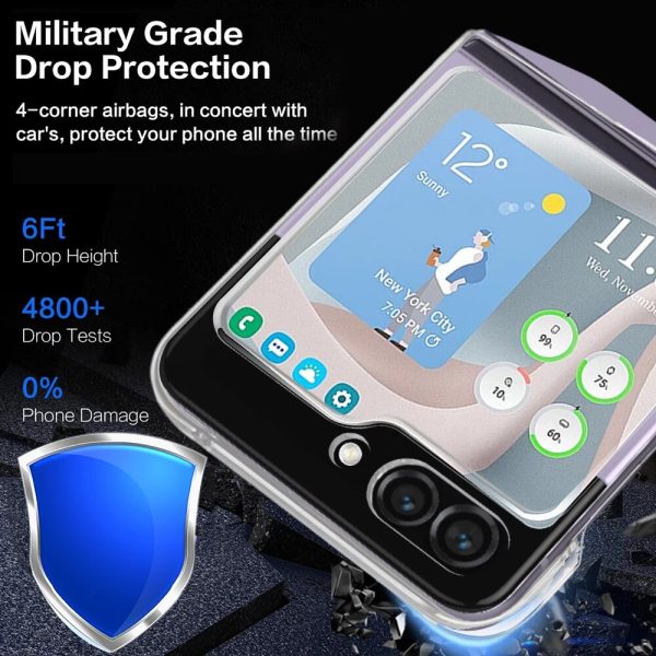 Clear Hard case for Samsung Galaxy Z Flip 5 Online Hot Sale