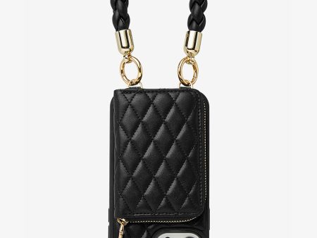 BraidTrend- Rope Style Strap Phone Case in Black Supply