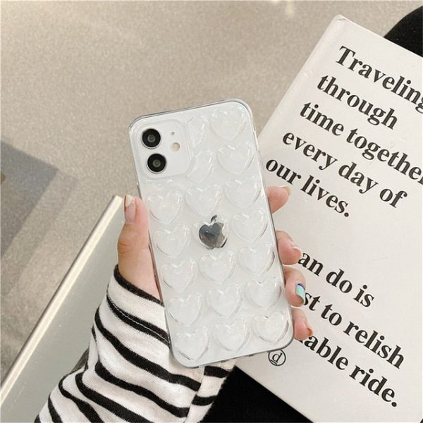 3D Love Heart Phone Case for iPhone Cheap