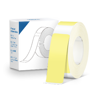 Thermal Label Maker Tape Adapted P10 Label Maker, Standard Laminated Office Labeling, 15mmx40mm 0.5x1.57inch, 180 Labels Roll, P10 Thermal Printing Label Paper (Yellow) Online Sale