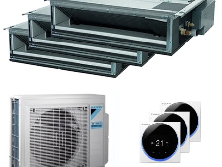 Daikin Mini Sky FDXM-F9 ducted air conditioner trial split 9000+12000+18000 BTU inverter A++ external 9 kW Fashion