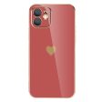 Full Lens Protection Plated Heart Phone Case For iPhone Online now