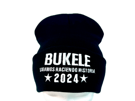 Nayib Bukele “Sigamos Haciendo Historia” Black Beanie- Unisex Online now