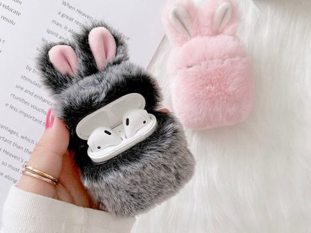 Cute Fluffy Rabbit Ears Case Cover For Apple Airpods Cheap