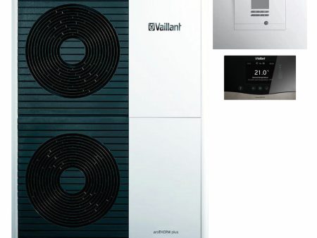 Vaillant aroTHERM plus VWL 155 6 air-to-water heat pump 15 kW 230 V single-phase monobloc R290 A++ high temperature Supply