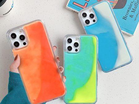 Neon Sand Phone Case For iPhone Online Hot Sale