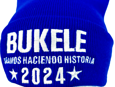 Nayib Bukele “Sigamos Haciendo Historia” Blue Beanie- Unisex Fashion