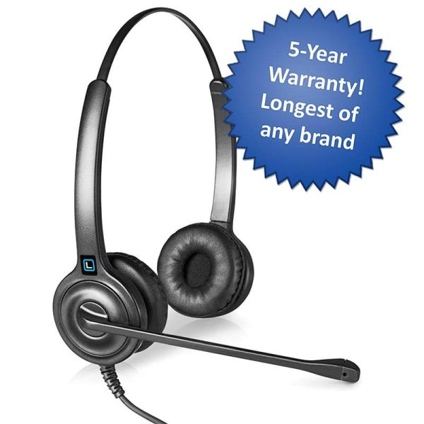 Leitner LH235 Dual-Ear USB Headset Hot on Sale